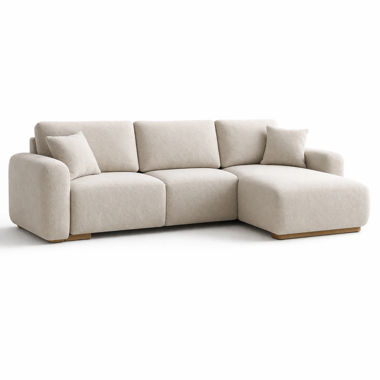 Ecksofa modern Beige-kenvorio